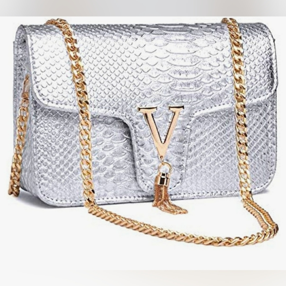 Silver Valencia Bag
